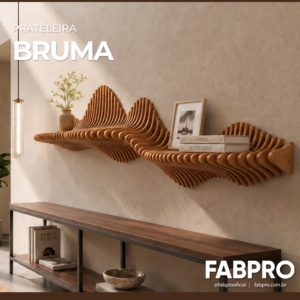 Vetor DXF Prateleira Paramétrica Bruma HN